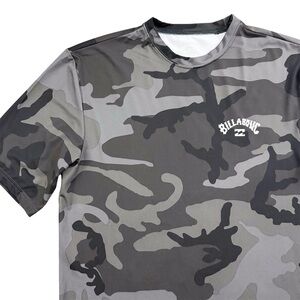Billabong UV Surf Men's Camo Gray Shirt Medium